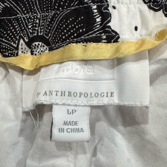 Anthropologie Ett:twa Wide Leg Black White Pants Women’s Large P - Picture 3 of 4